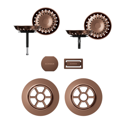 Sichtteile in Copper Brushed 