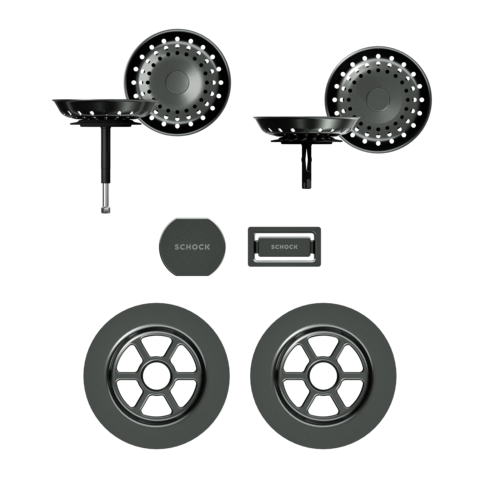 Sichtteile in Gunmetal Brushed 