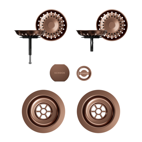 Visible Parts in Copper Brushed