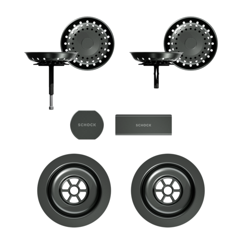 Sichtteile in Gunmetal Brushed 