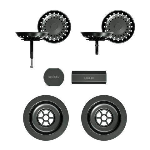 Sichtteile in Gunmetal Brushed 