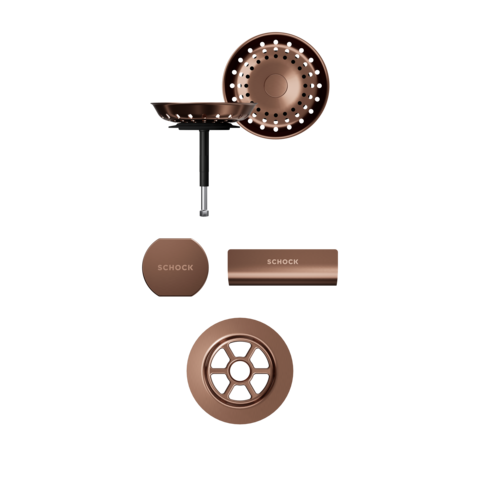 Visible Parts in Copper Brushed