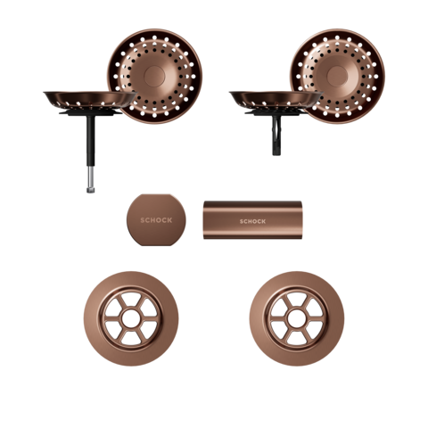 Visible Parts in Copper Brushed