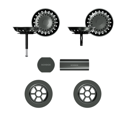 Visible Parts in Gunmetal Brushed