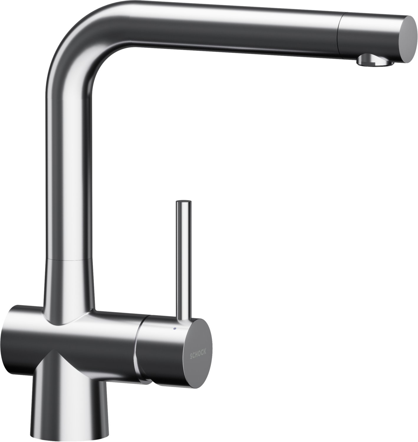 Kitchen Tap Laios Solide Stainless Steel  L-Form Fix