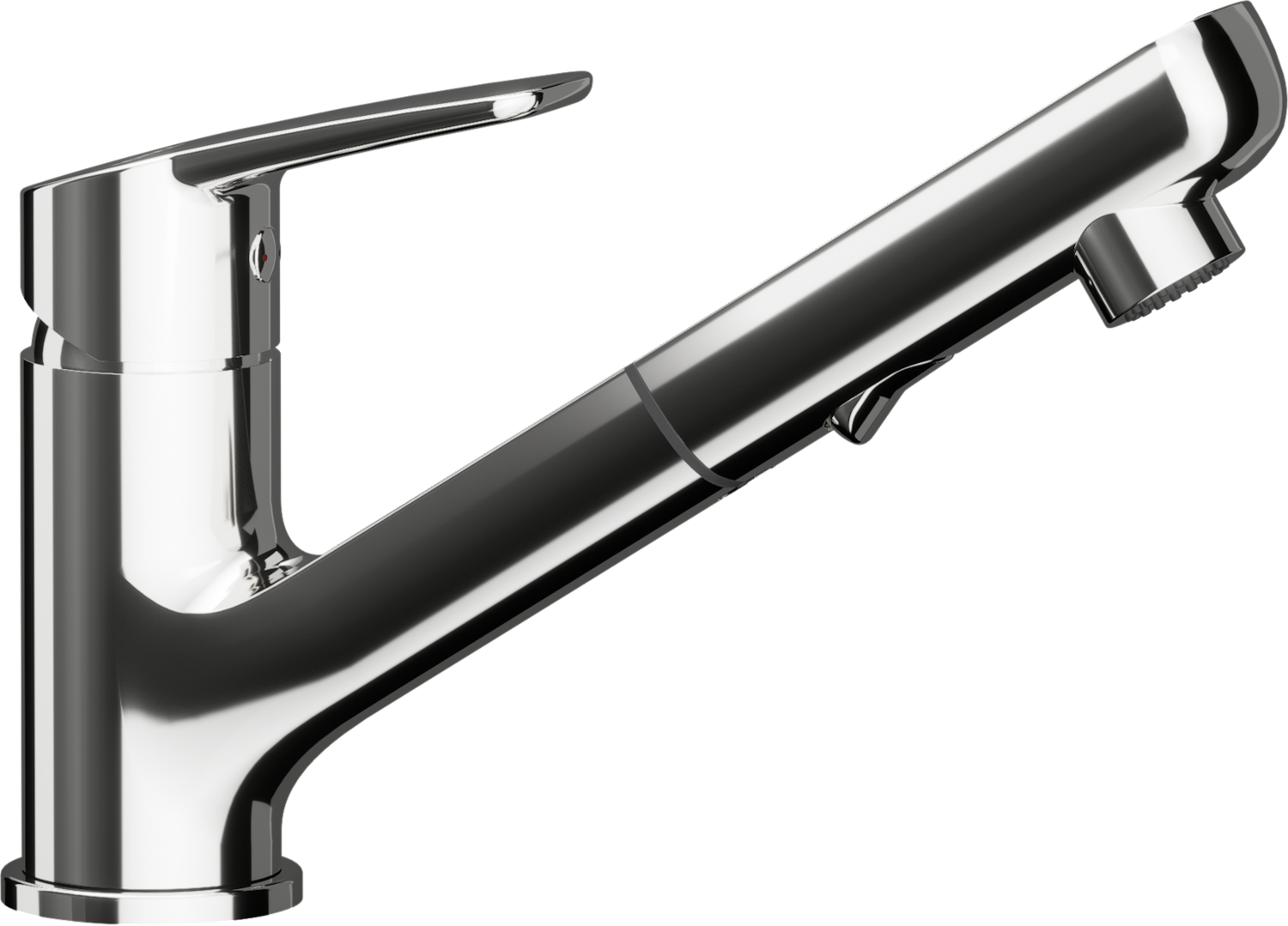 Baterie Daja Chrom Classic s vytahovací koncovkou