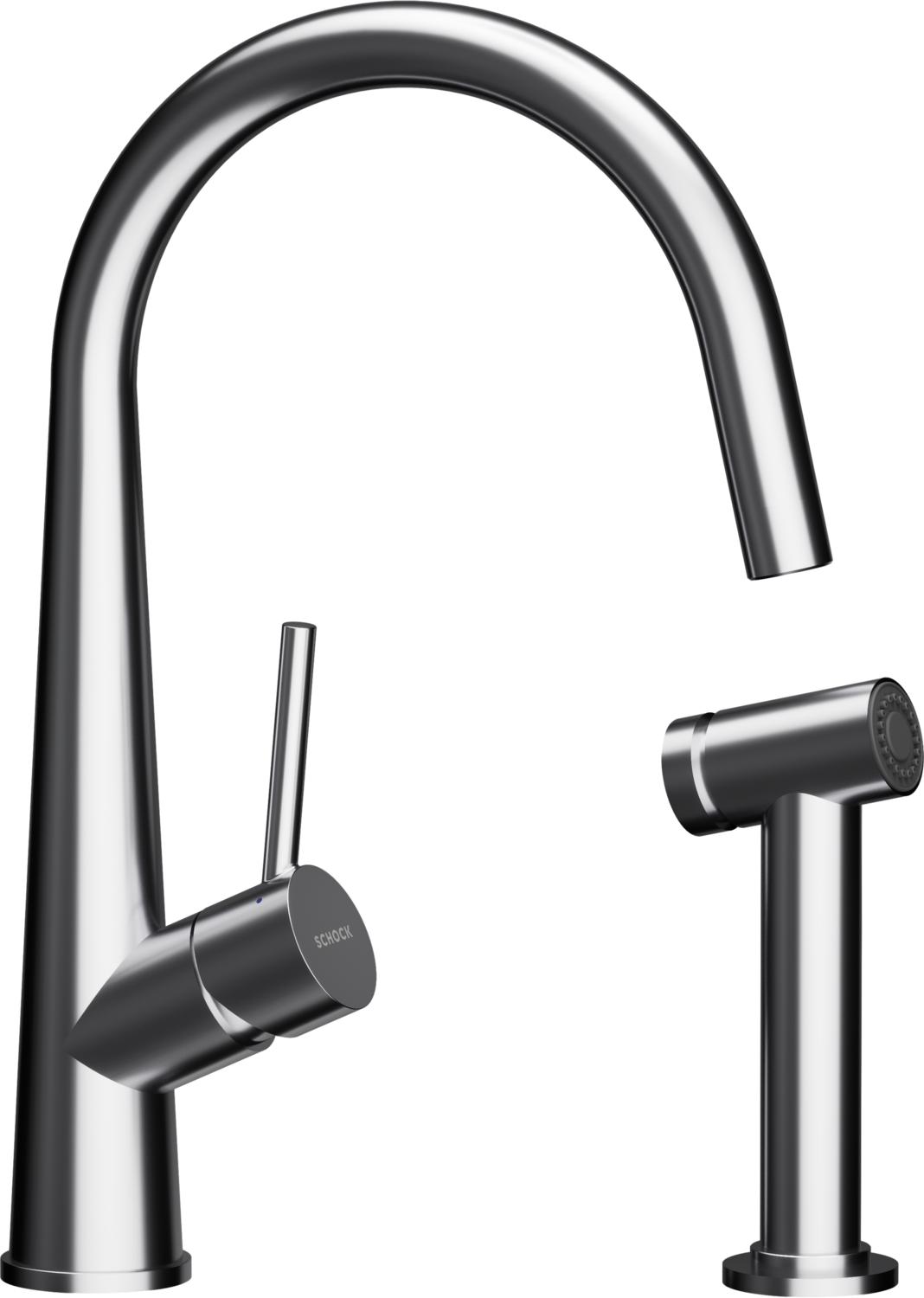 Kitchen Tap Conos Pro Solide Stainless Steel  gooseneck Fix