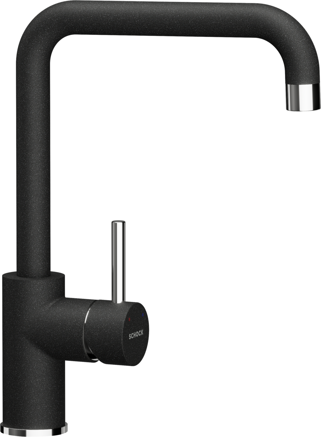 Küchenarmatur Fonos Onyx Eckig Festauslauf