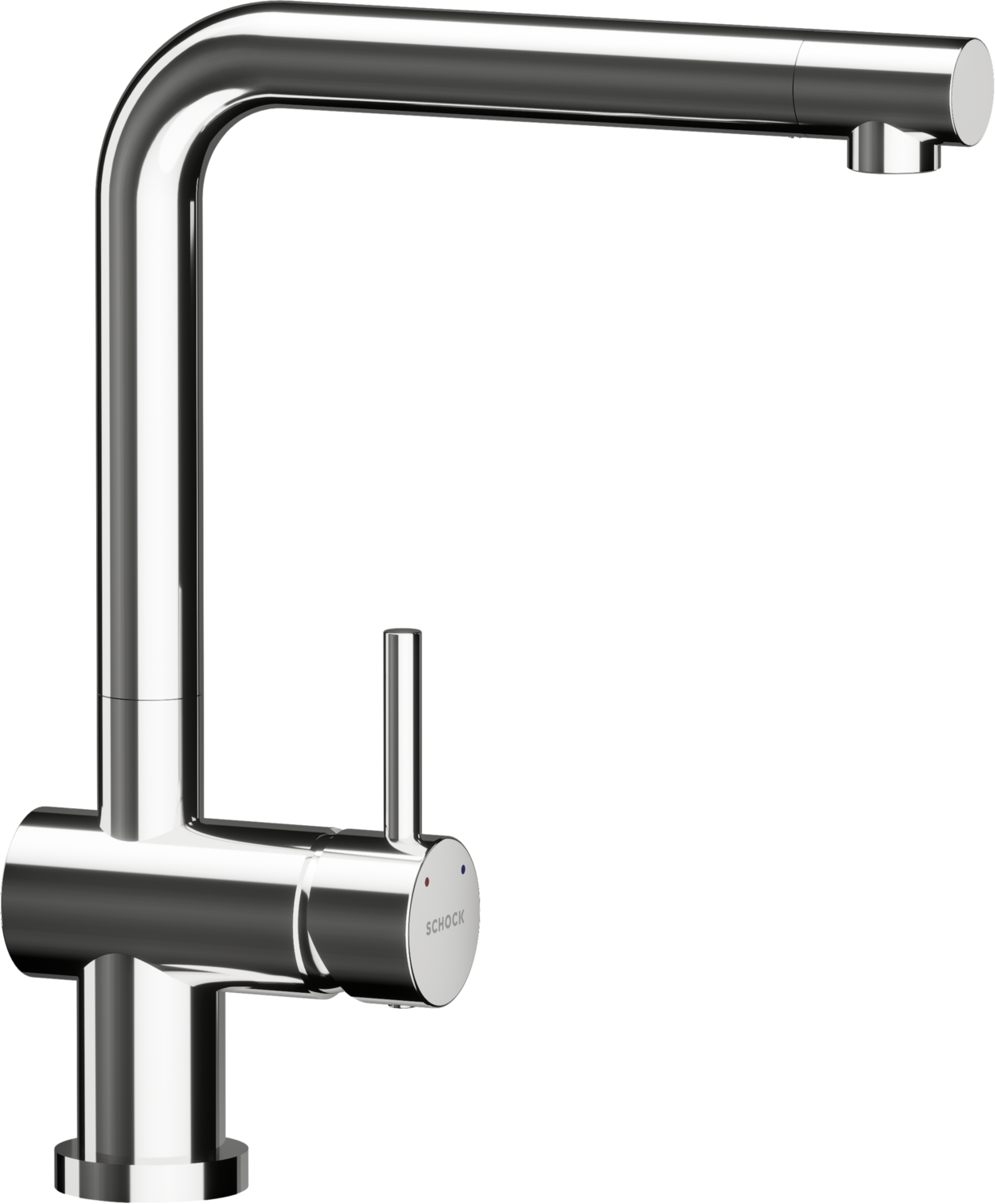 Kitchen Tap Epos W LP Chrome L-Form Fix