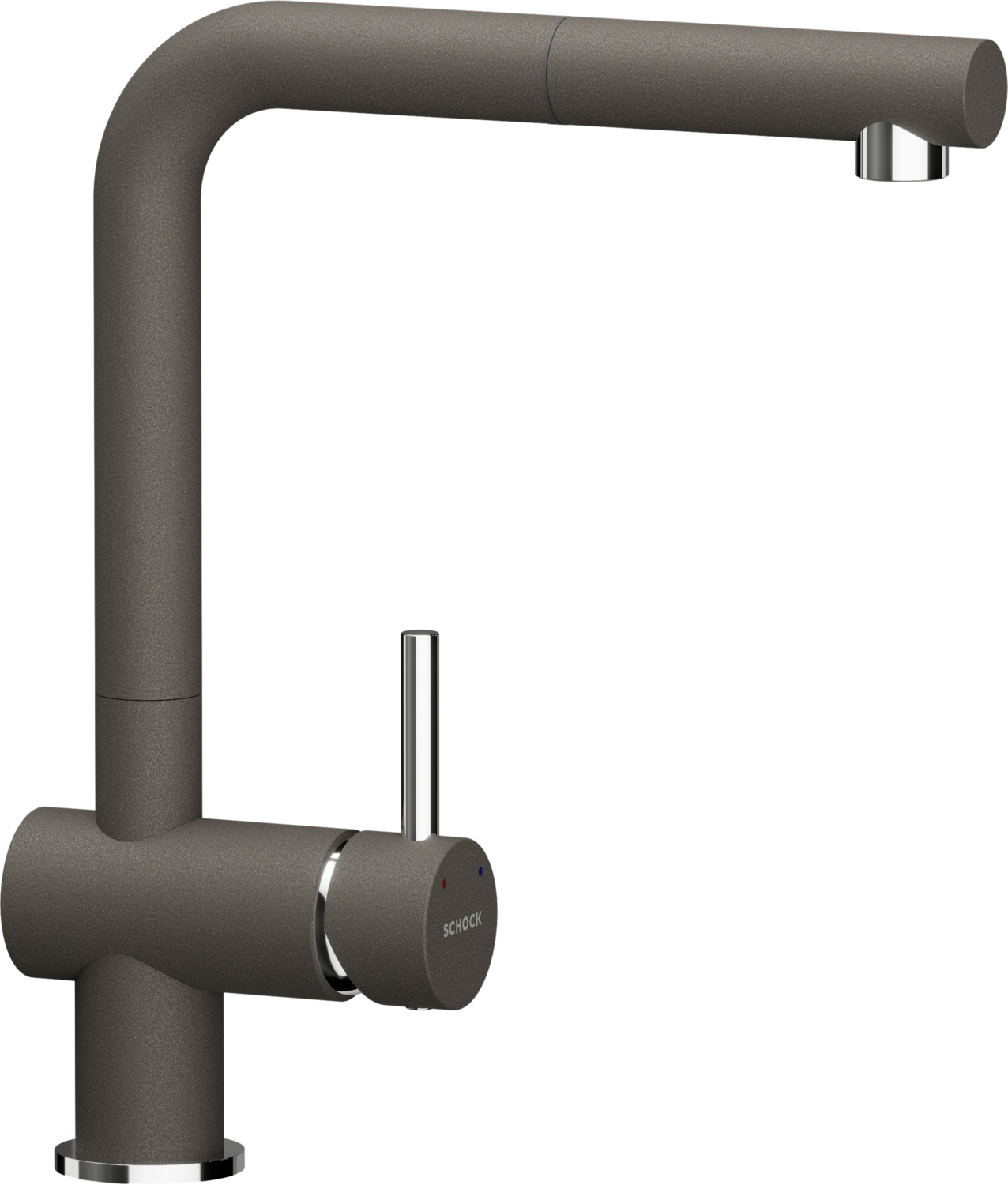 Kitchen Tap Epos Asphalt L-Form Pull-out