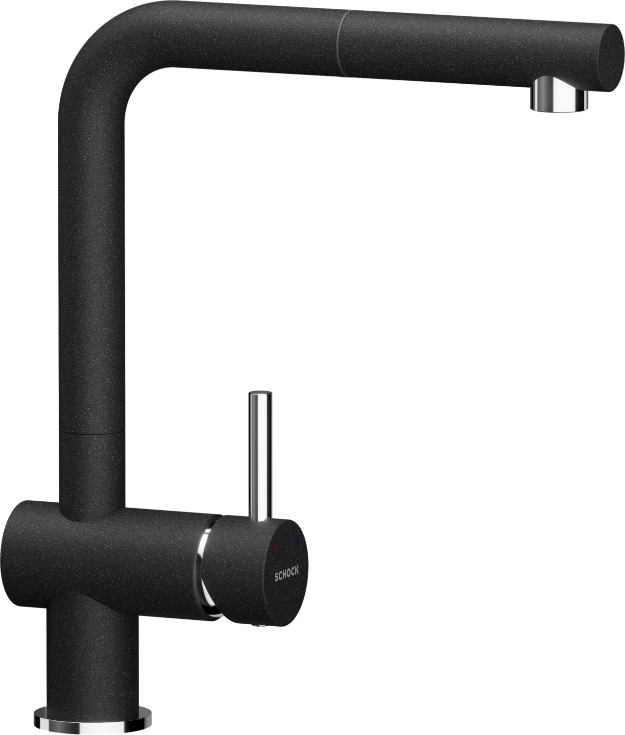 Kitchen Tap Epos Onyx L-Form Pull-out