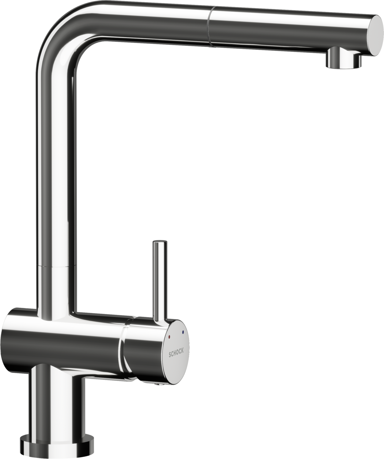 Kitchen Tap Epos LP W Chrome L-Form Pull-out