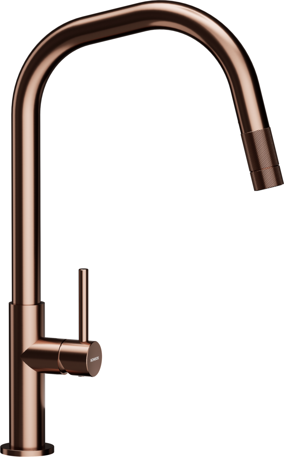 Baterie Talinos Copper Brushed s labutím krkem s vytahovací koncovkou