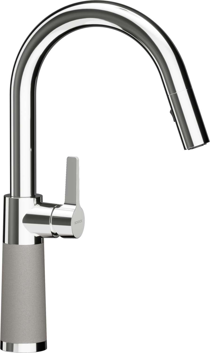 Kitchen Tap SC-520 Concrete gooseneck Pull-out