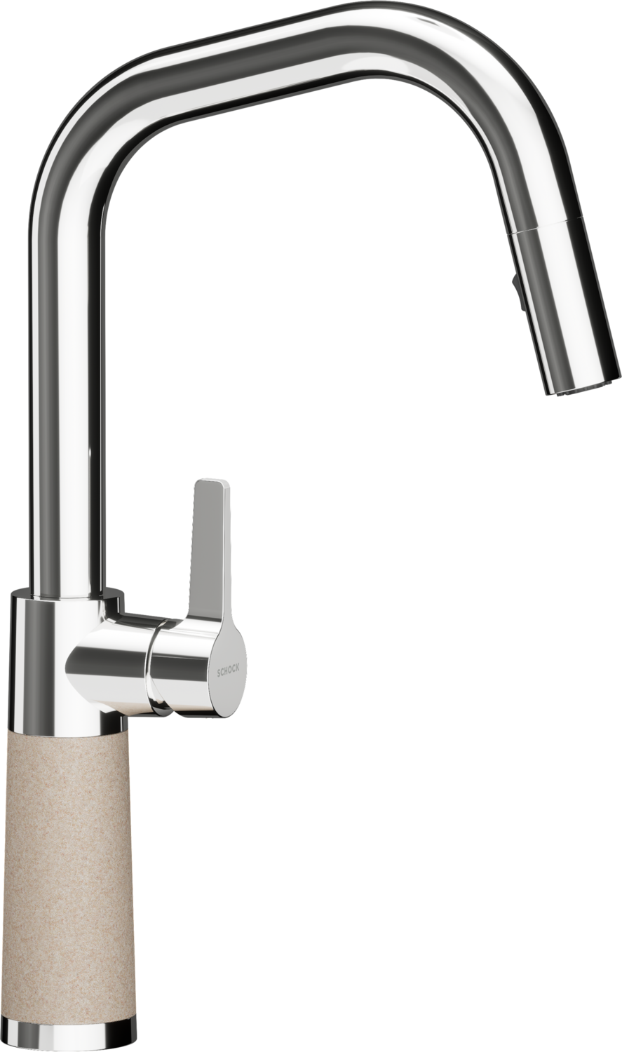 Kitchen Tap SC-530 Sabbia square Pull-out
