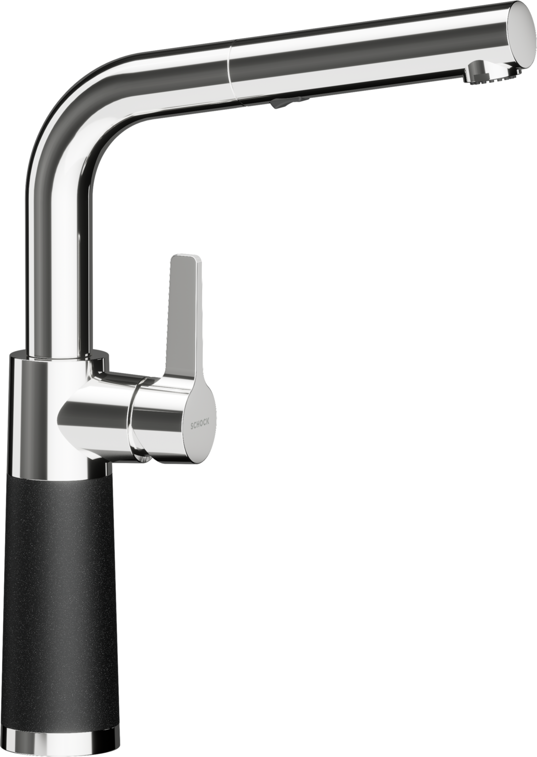 Küchenarmatur SC-540 Magma L-Form Ausziehbar