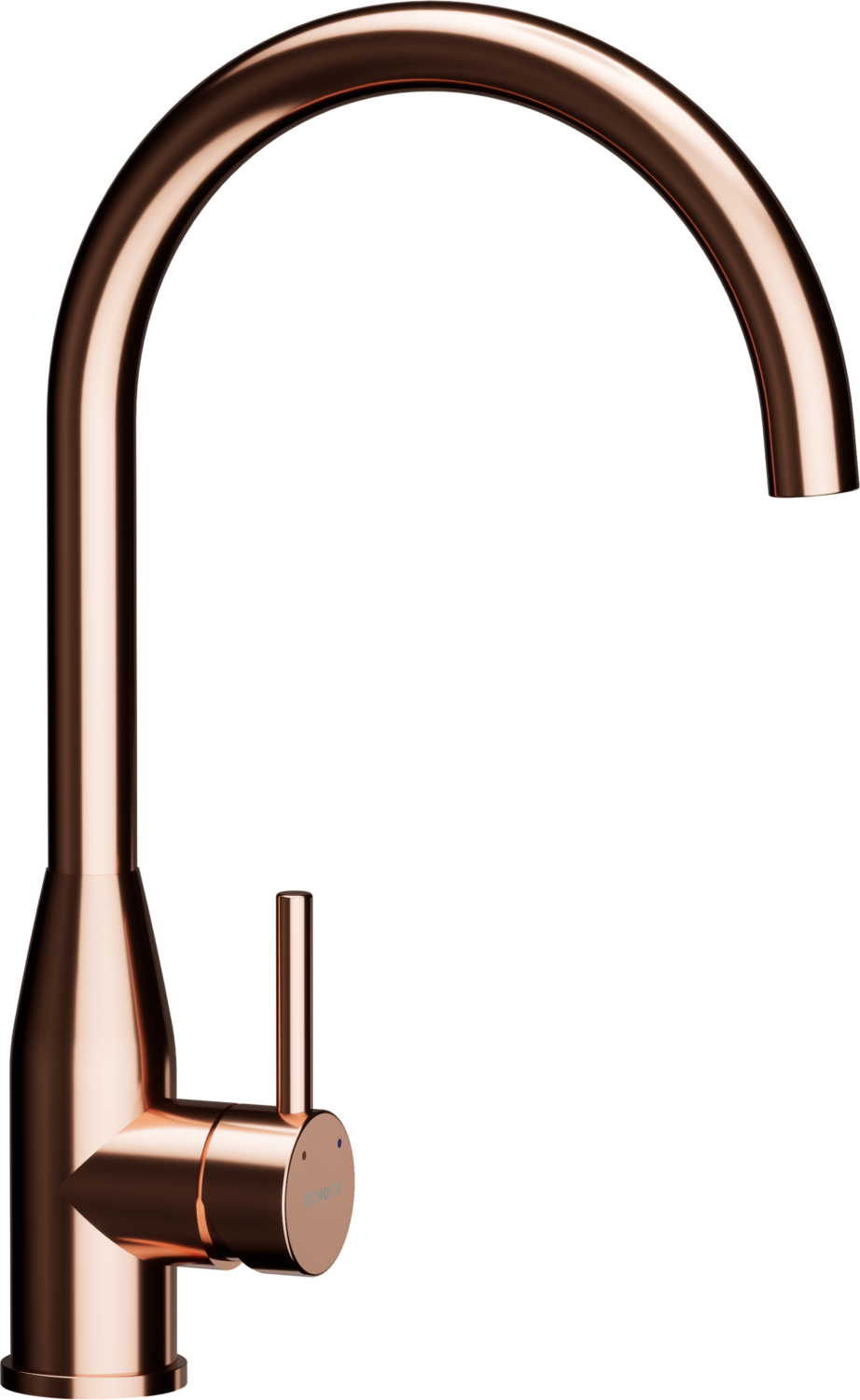 Baterie Kavus Copper s labutím krkem s pevným ramínkem