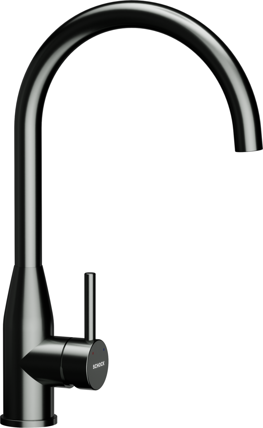 Baterie Kavus Gunmetal Brushed s labutím krkem s pevným ramínkem