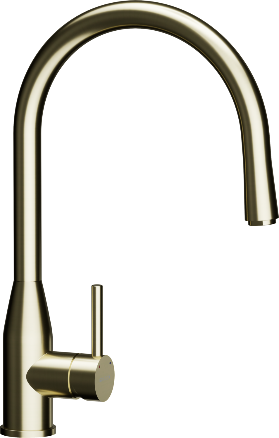 Kitchen Tap Kavus White Gold gooseneck Pull-out