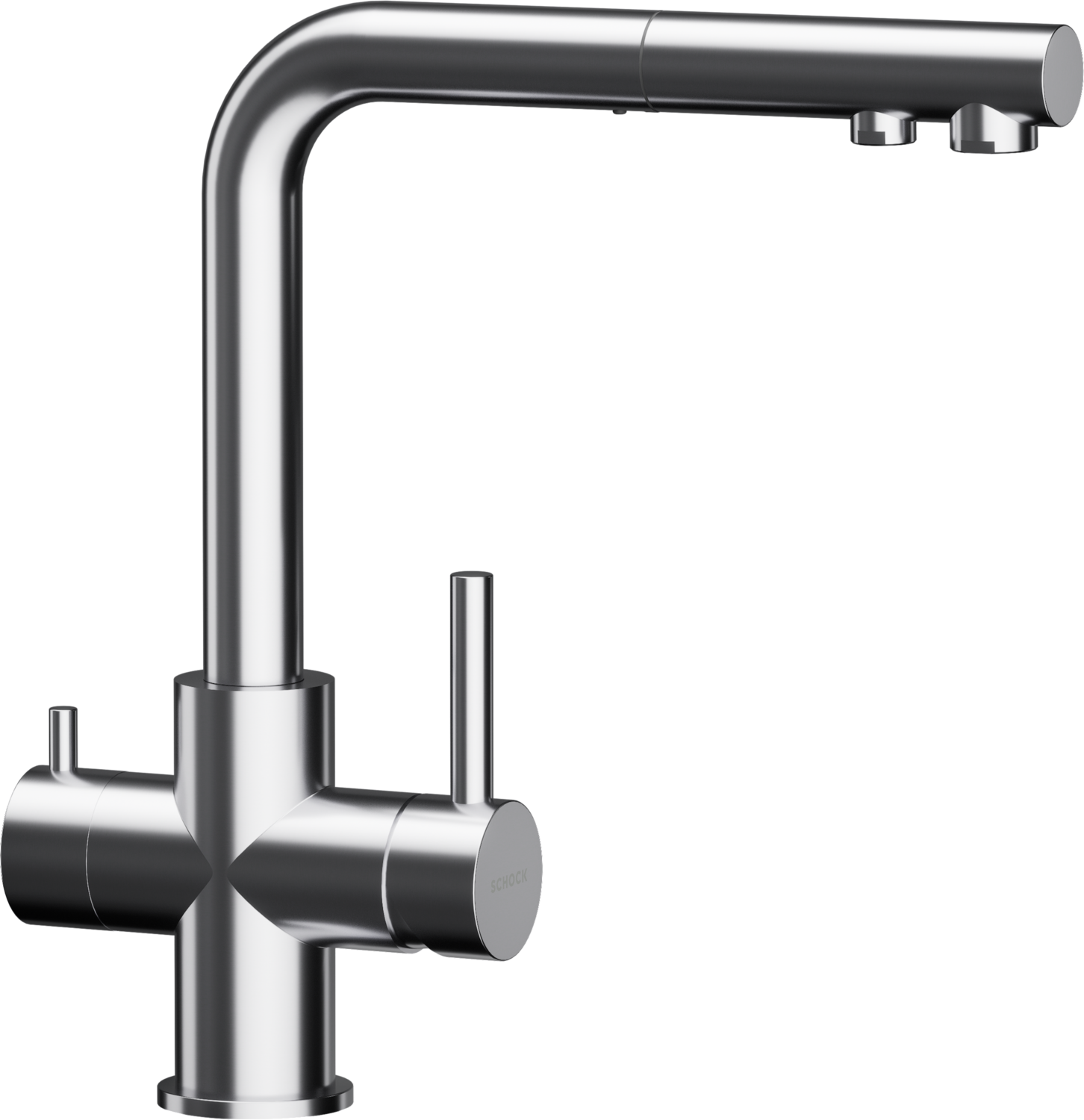 Kitchen Tap Vitus Solide Stainless Steel  L-Form Pull-out