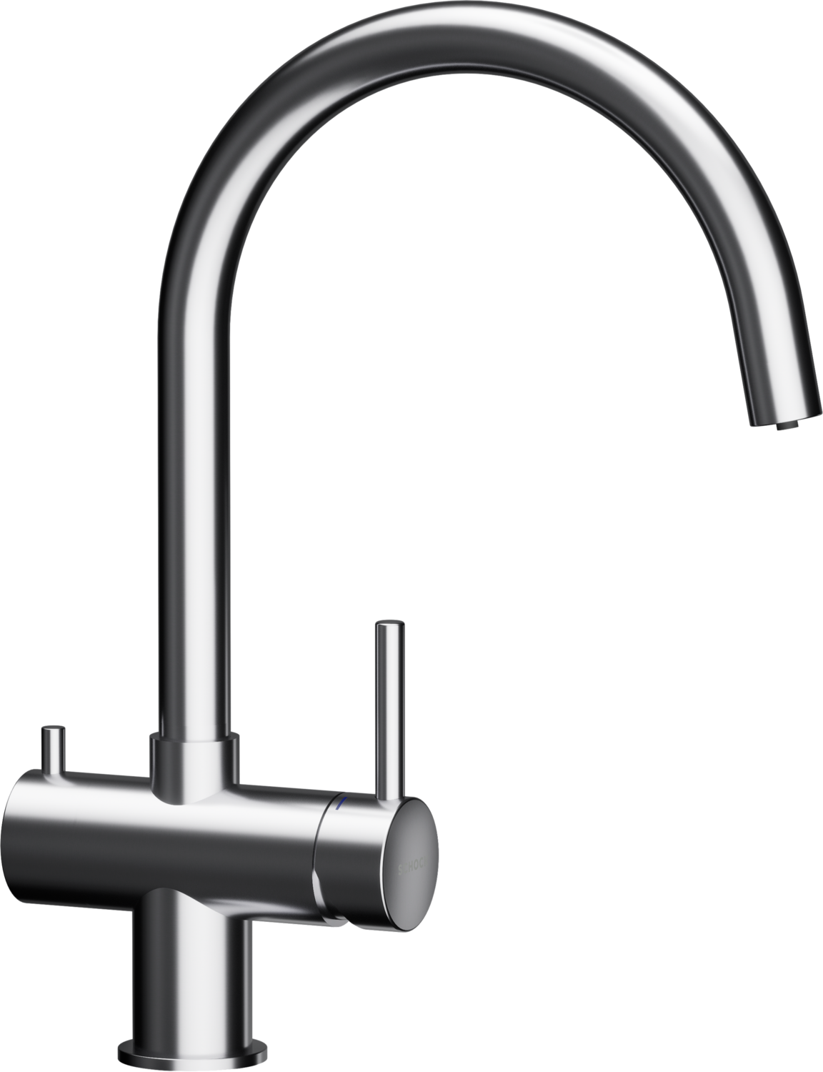 Kitchen Tap Ares Solide Stainless Steel  gooseneck Fix