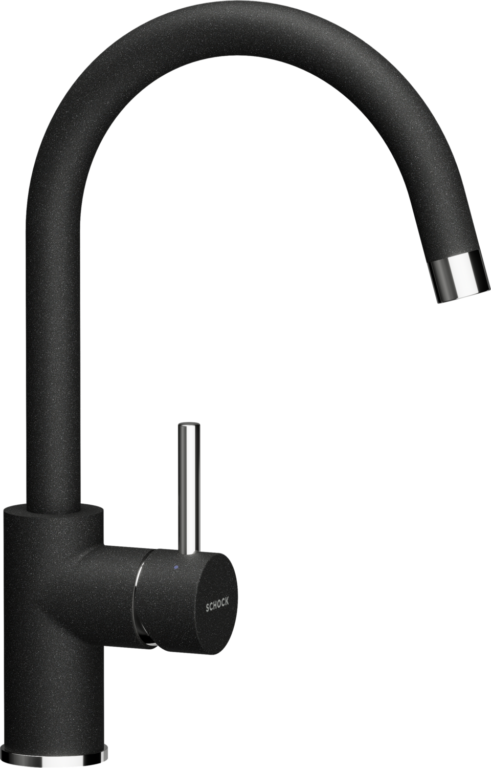 Kitchen Tap Plutos Onyx gooseneck Fix
