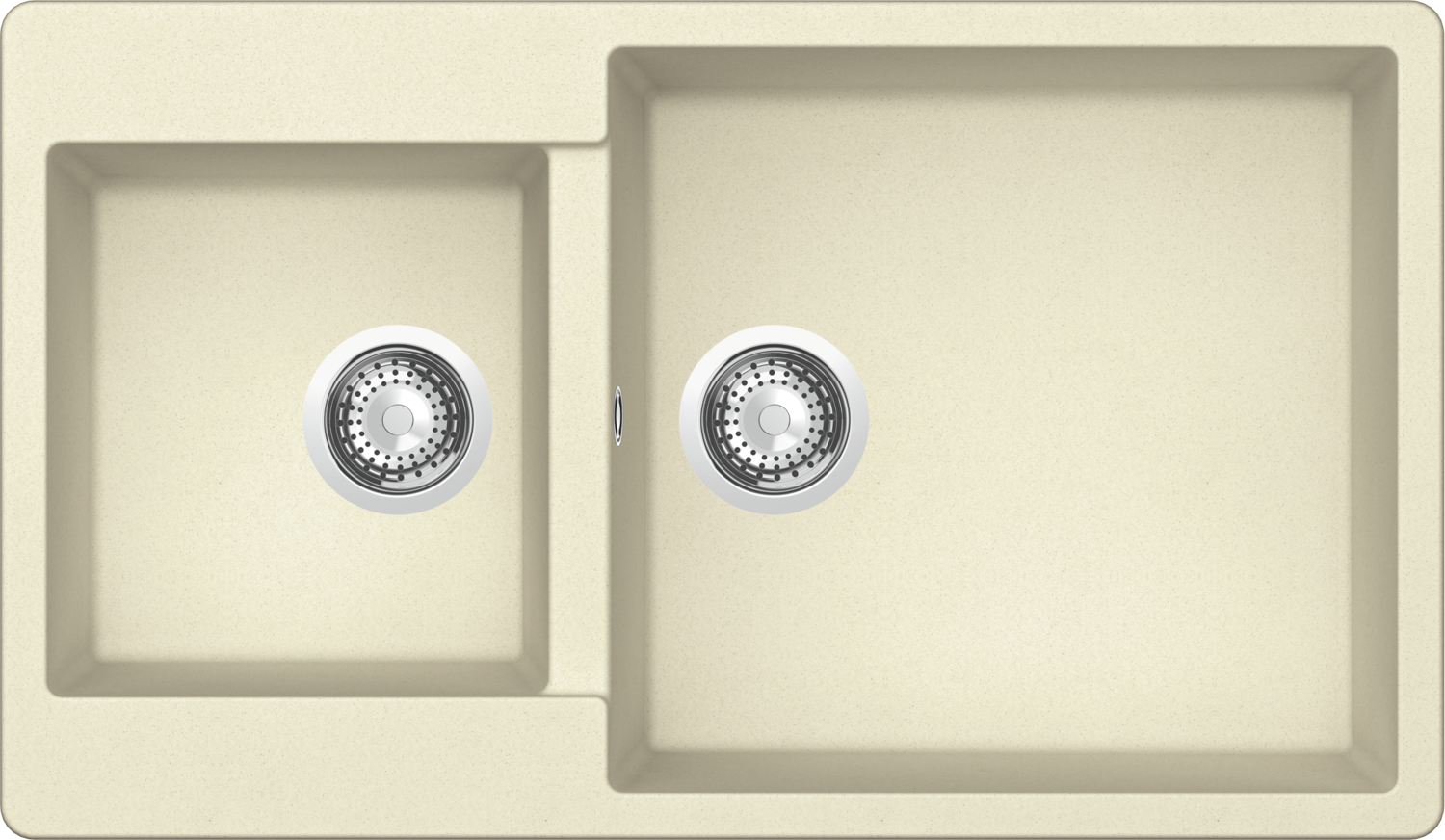 Kitchen Sink Brooklyn N-175 Beige (Vanilla) CRISTALITE®