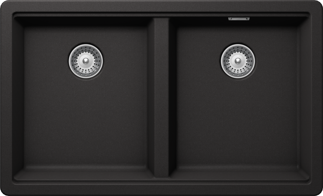 Kitchen Sink Brooklyn N-200 Black (Nero) CRISTALITE®