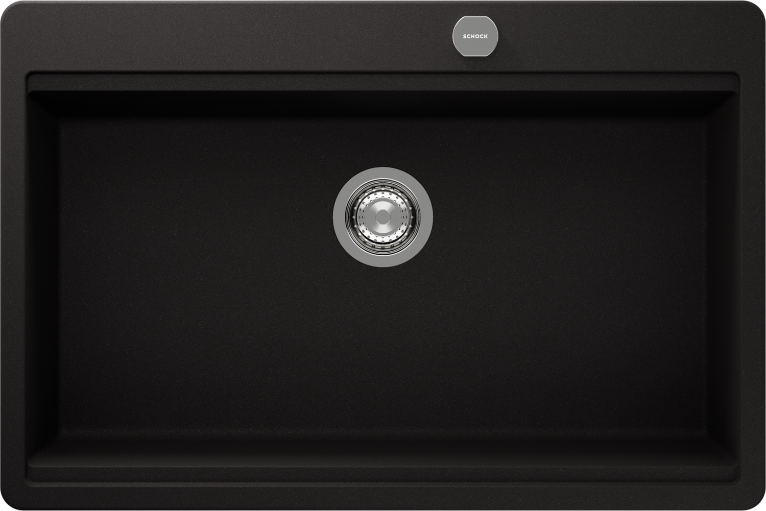 Kitchen Sink Chelsea N-100XL Black (Nero) CRISTALITE®