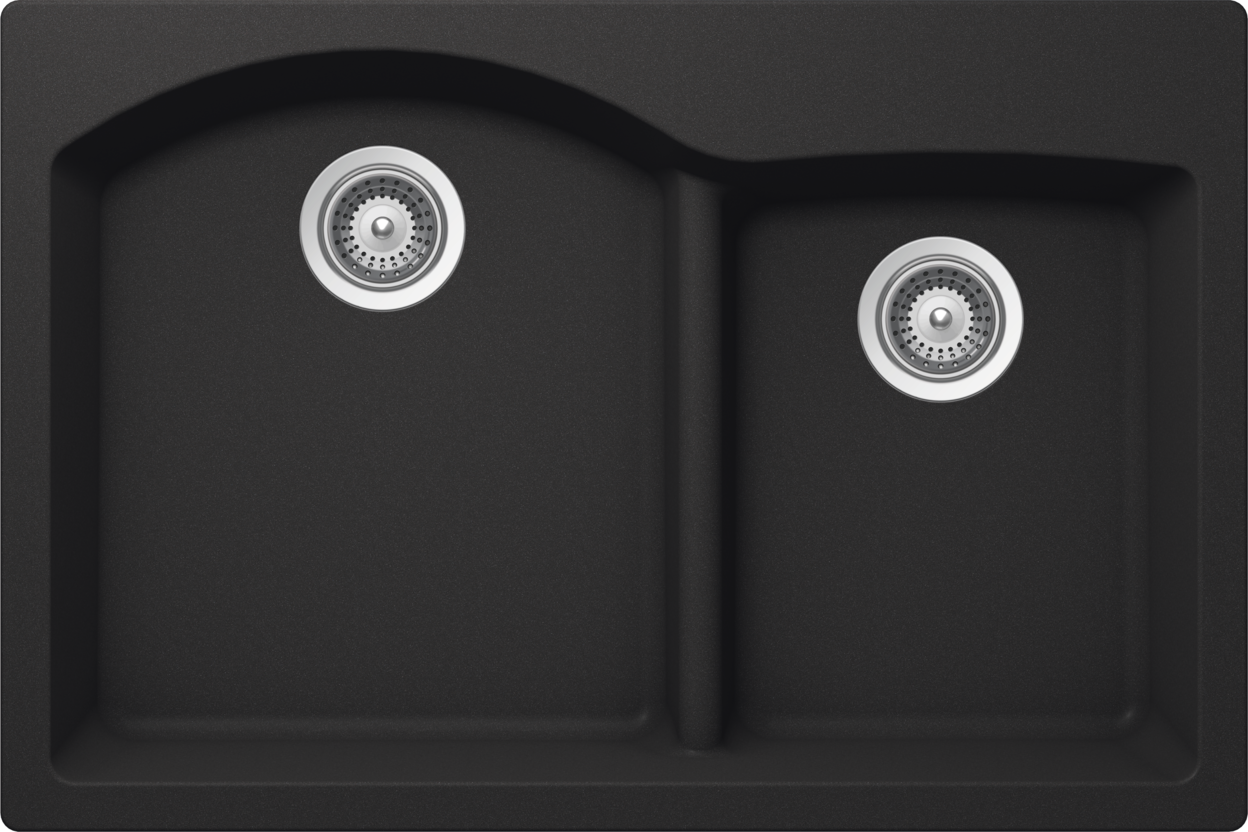 Kitchen Sink Crest N-175 Black (Onyx) CRISTALITE®