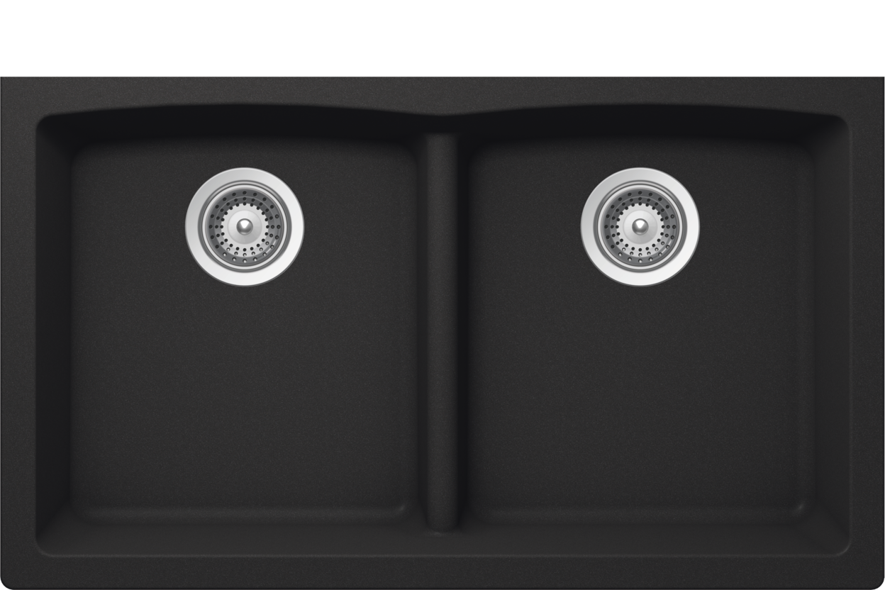 Kitchen Sink Crest N-200Y Black (Onyx) CRISTALITE®