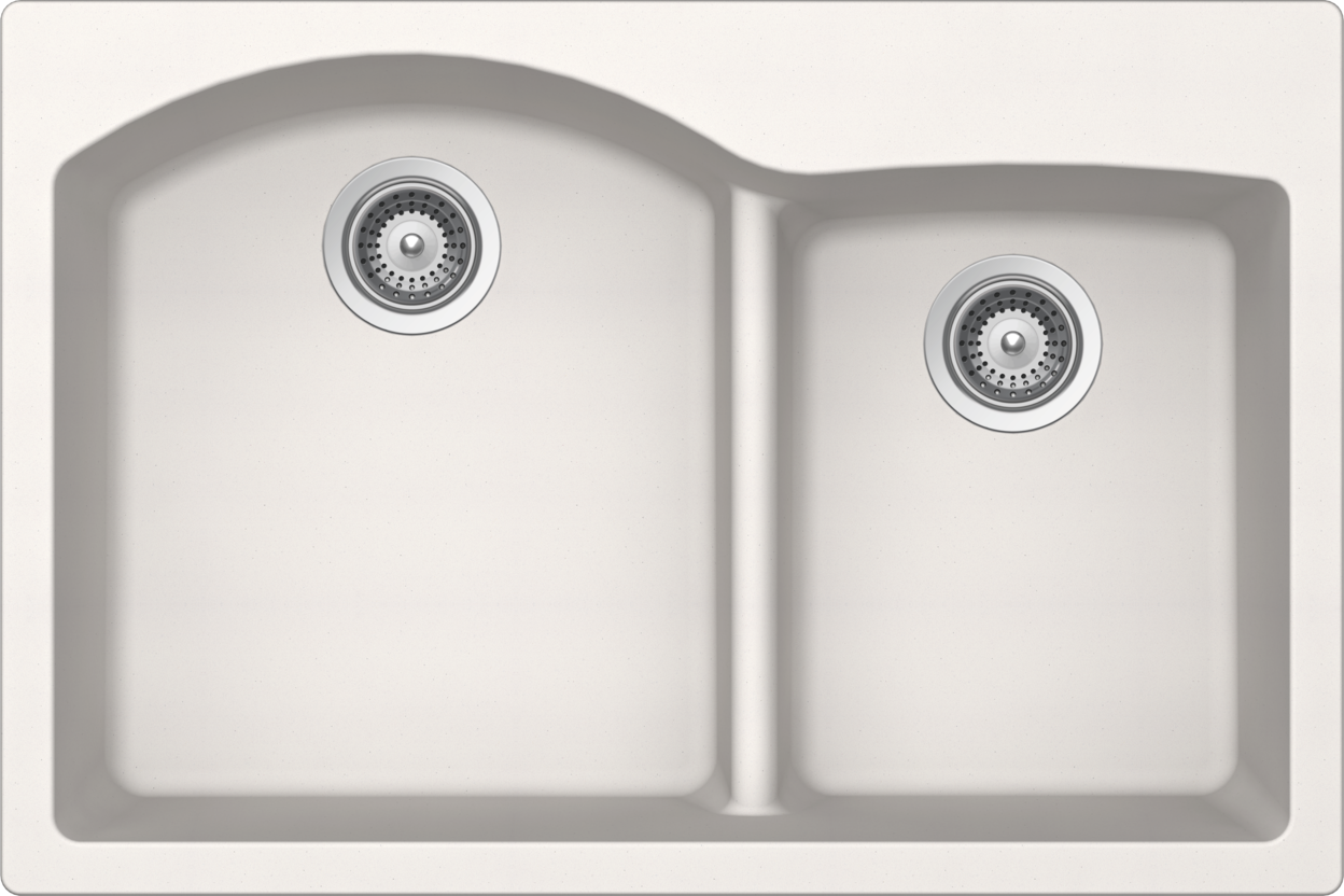 Kitchen Sink Edo N-175 White (Polaris) CRISTADUR®