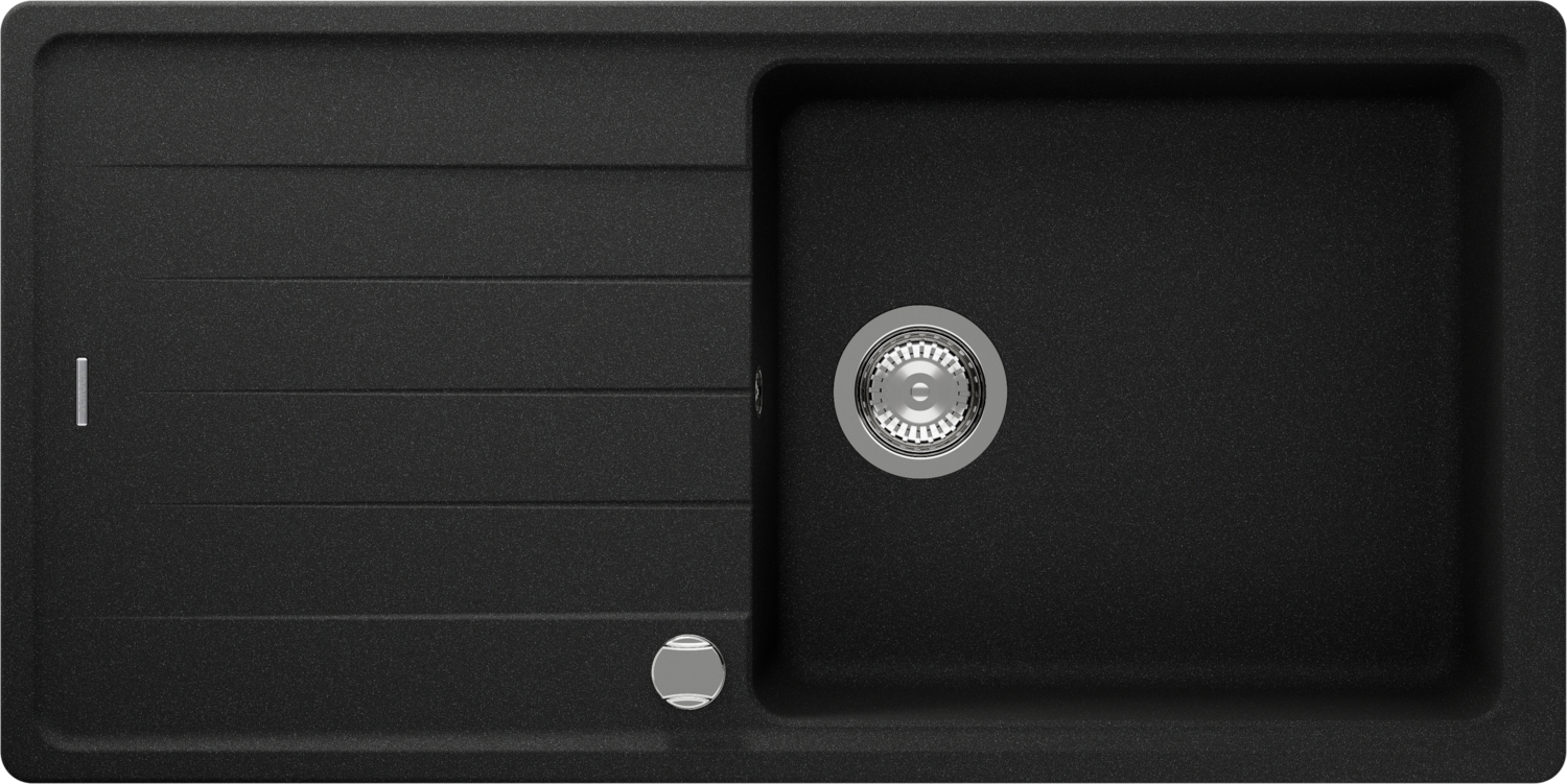 Kitchen Sink Element D-100L Black (Onyx) CRISTALITE®