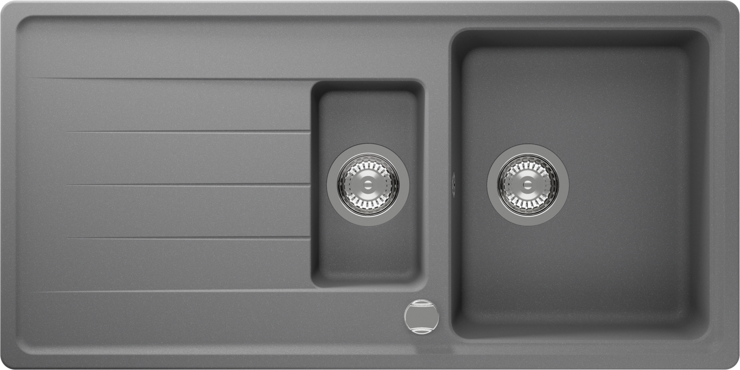 Kitchen Sink Element D-150L Grey (Croma) CRISTALITE®