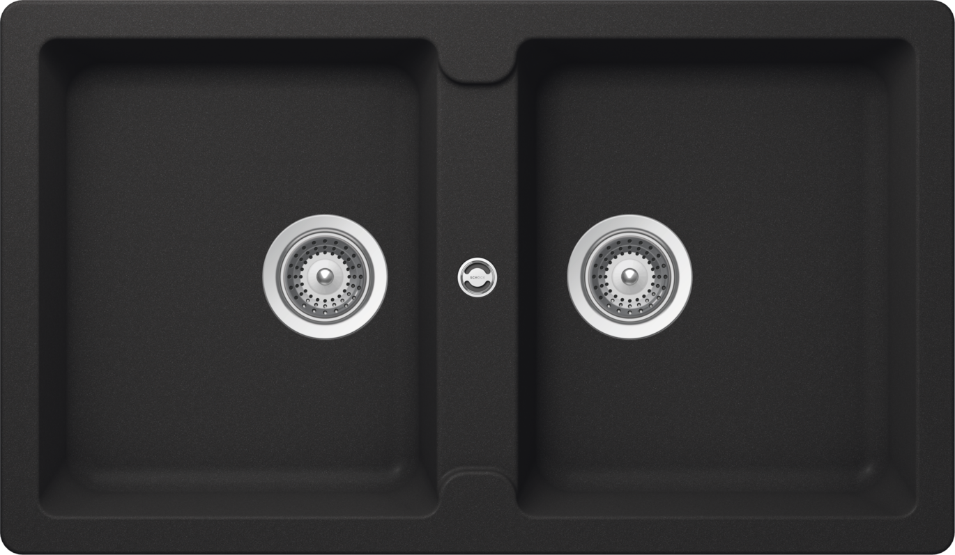 Kitchen Sink Element N-200 Black (Onyx) CRISTALITE®