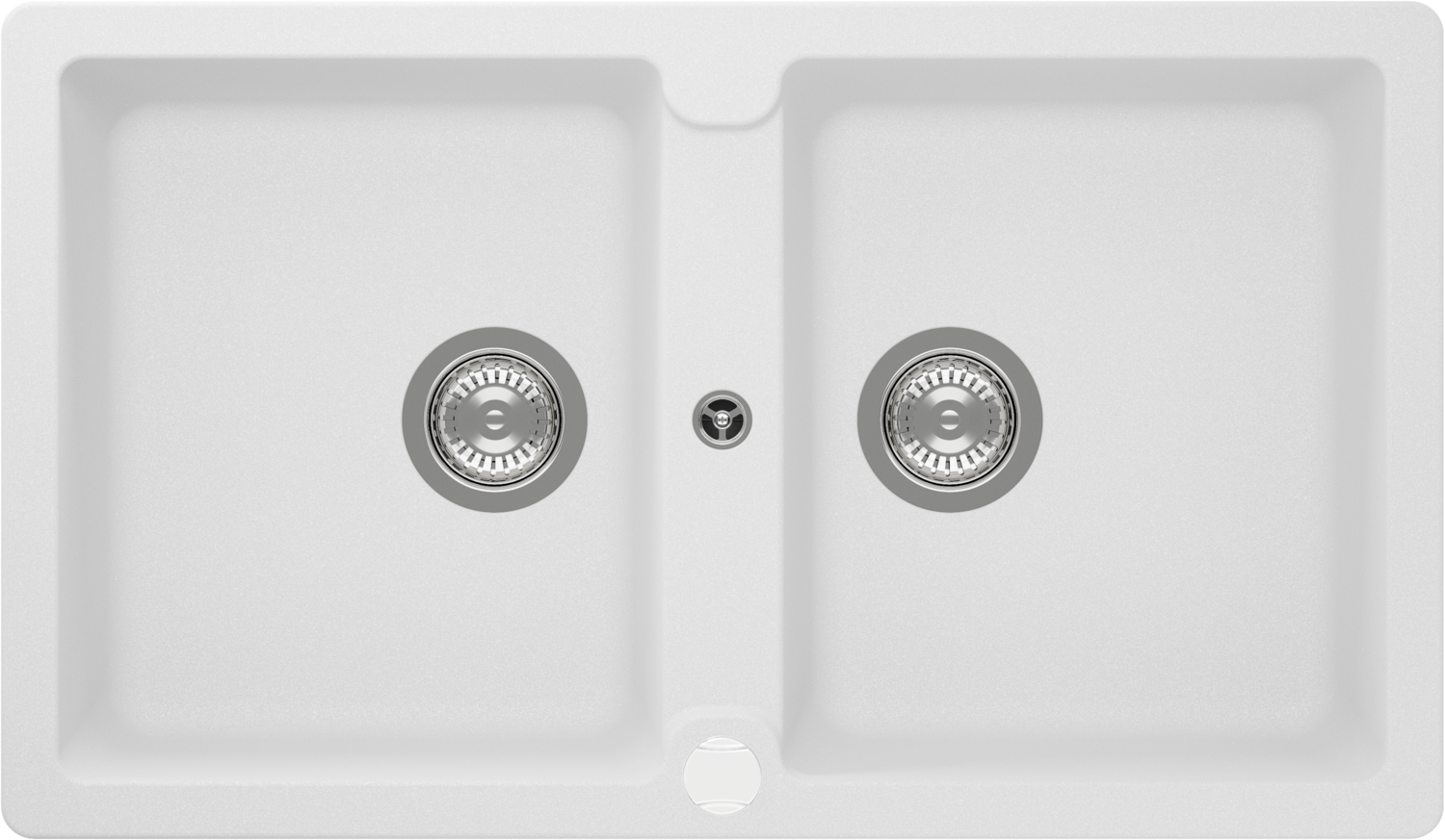 Kitchen Sink Element N-200 White (Alpina) CRISTALITE®