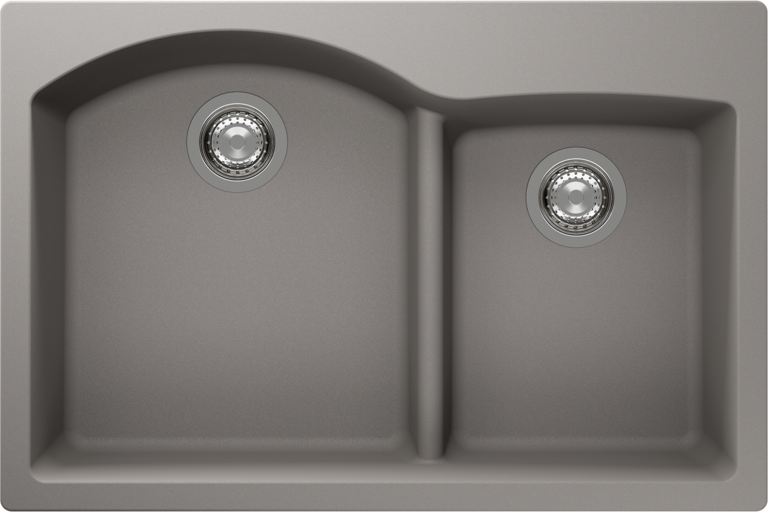Kitchen Sink Crest N-175 Grey (Concrete) CRISTALITE®