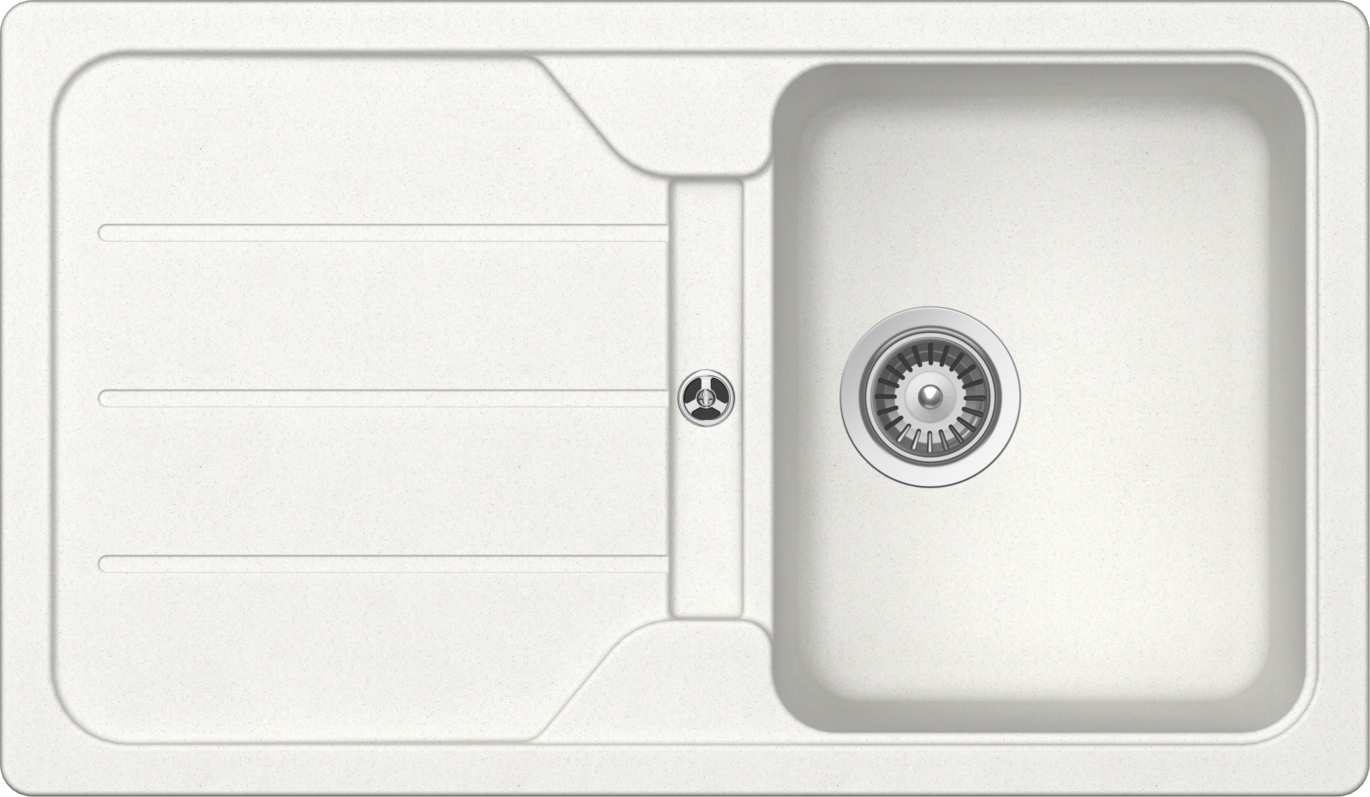 Kitchen Sink Formhaus D-100 White (Alpina) CRISTALITE®