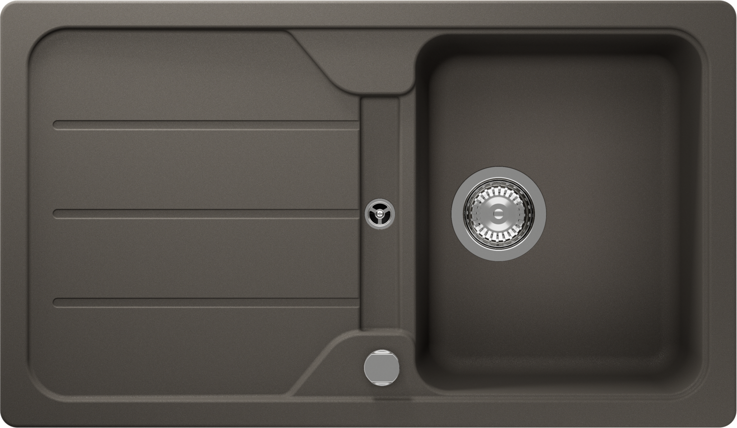 Dřezy Formhaus D-100 šedý tón (Asphalt) CRISTALITE®