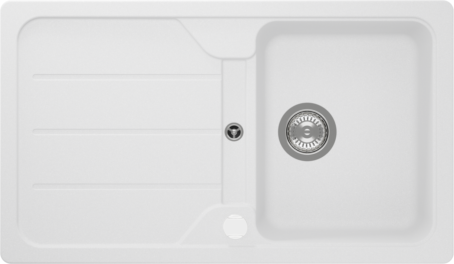Kitchen Sink Formhaus D-100 White (Alpina) CRISTALITE®