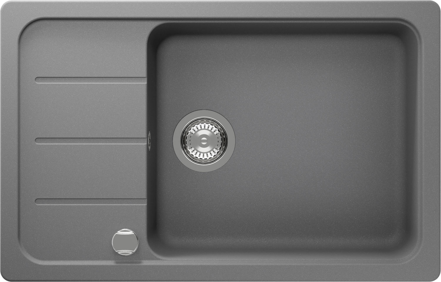 Küchenspüle Formhaus D-100LS Grau (Croma) CRISTALITE®