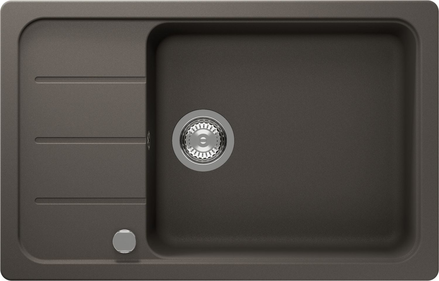 Küchenspüle Formhaus D-100LS Grau (Asphalt) CRISTALITE®