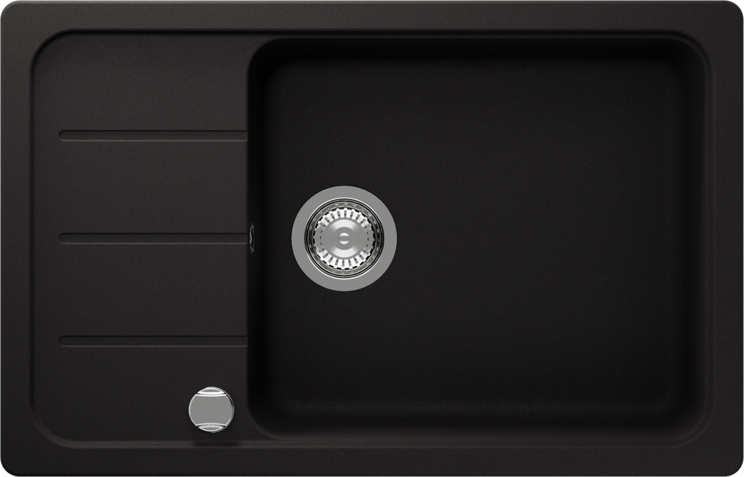 Dřezy Formhaus D-100LS černý tón (Nero) CRISTALITE®