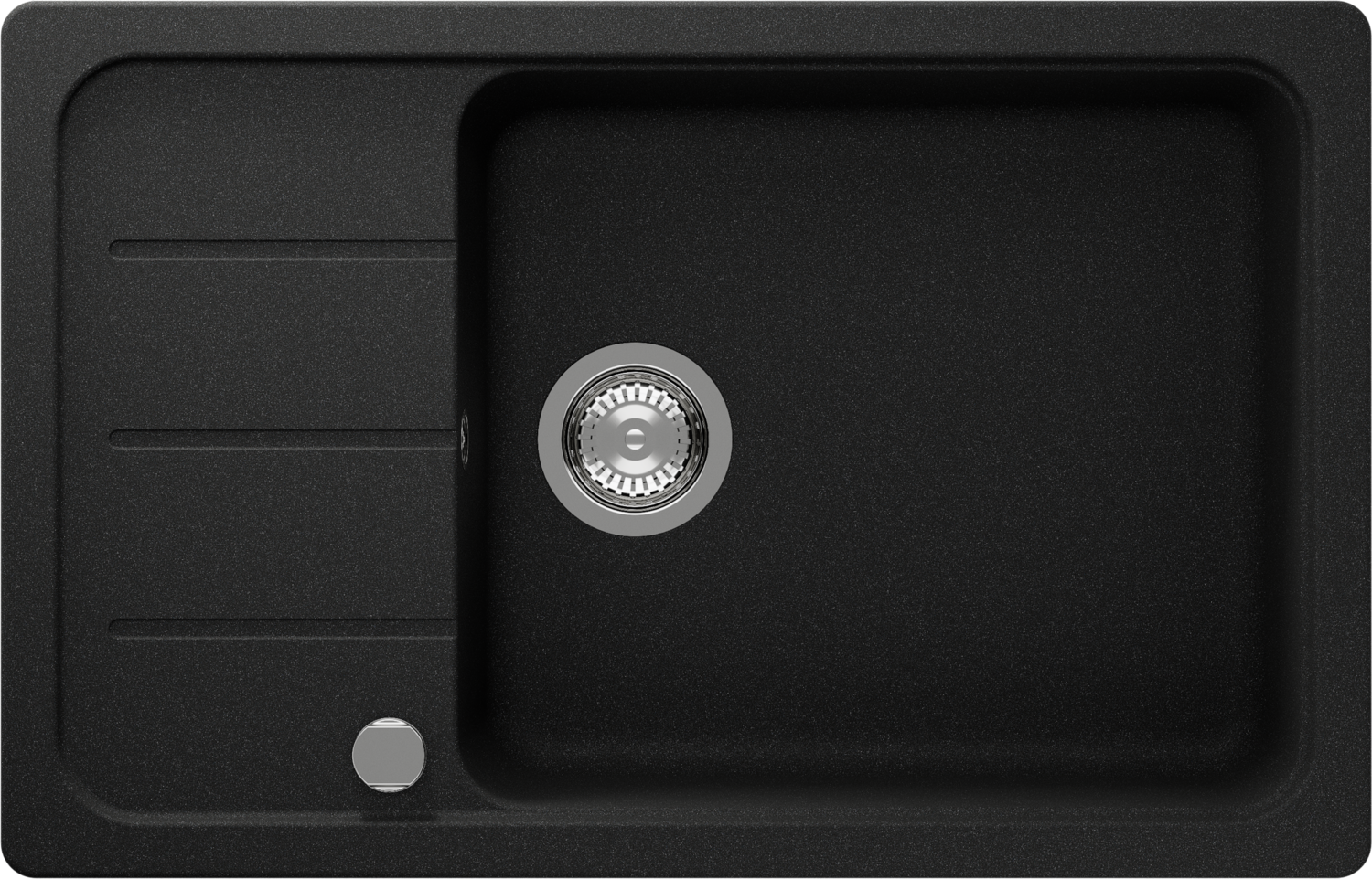 Dřezy Formhaus D-100LS černý tón (Onyx) CRISTALITE®