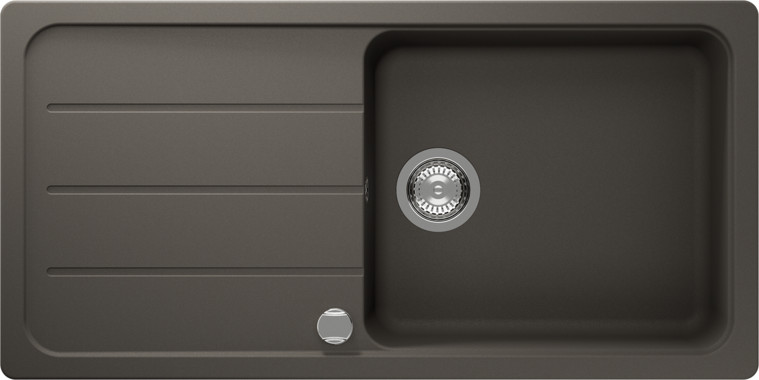 Kitchen Sink Formhaus D-100L Grey (Asphalt) CRISTALITE®