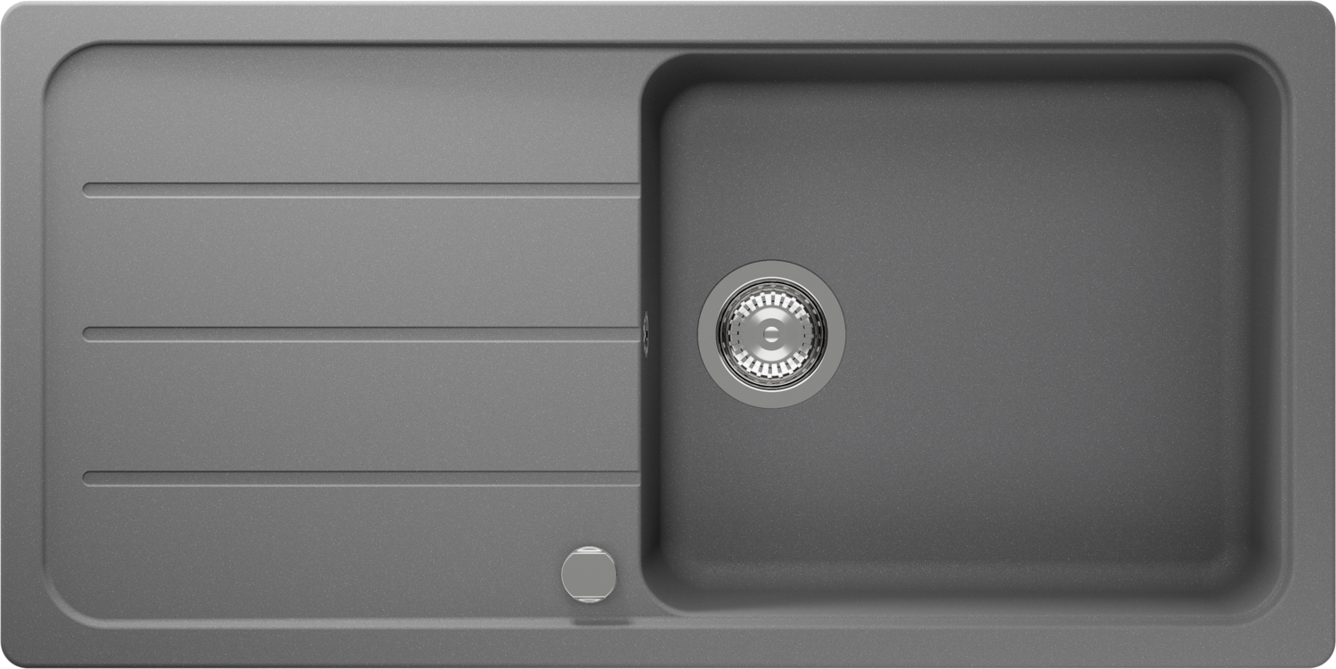 Kitchen Sink Formhaus D-100L Grey (Croma) CRISTALITE®