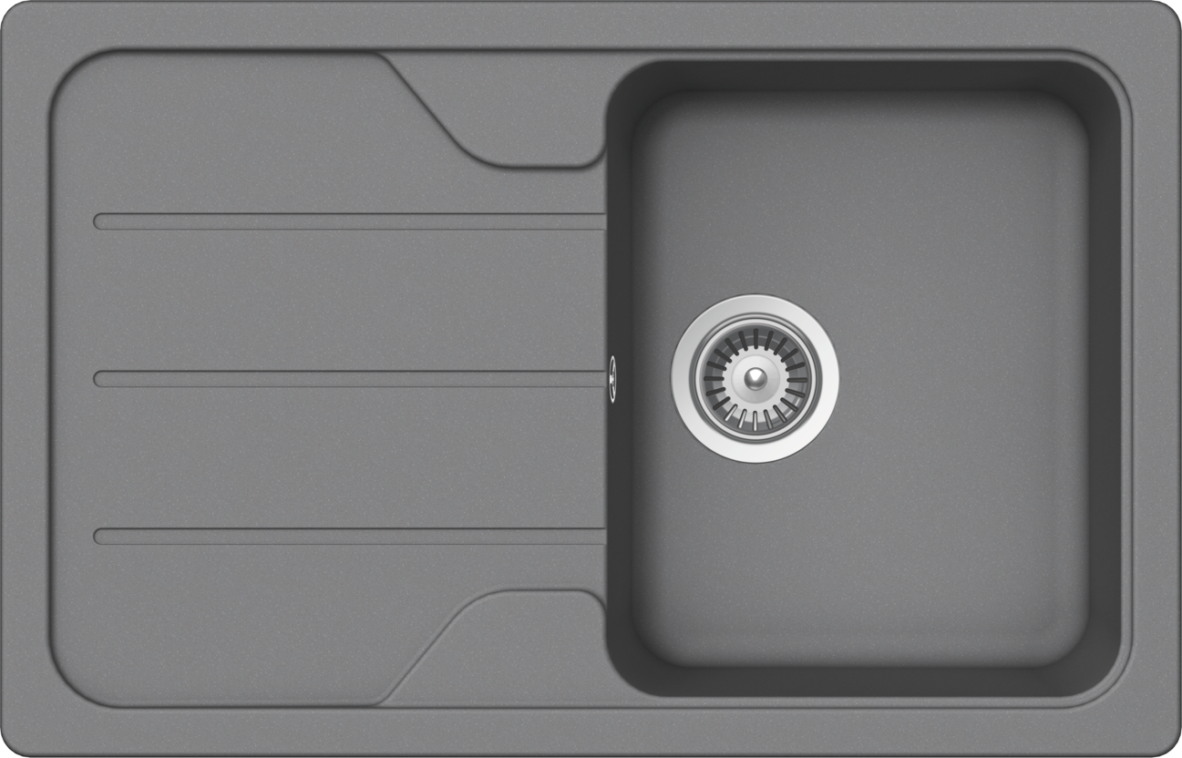 Kitchen Sink Formhaus D-100S Grey (Croma) CRISTALITE®