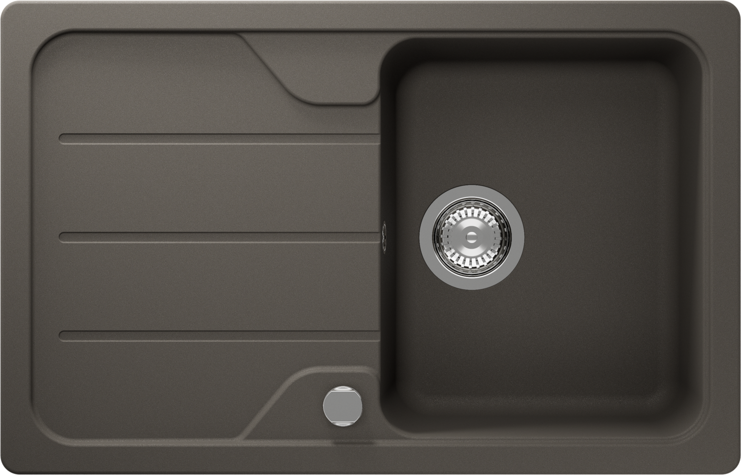 Küchenspüle Formhaus D-100S Grau (Asphalt) CRISTALITE®