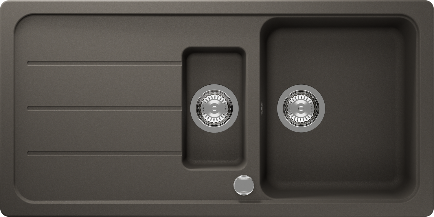 Küchenspüle Formhaus D-150L Grau (Asphalt) CRISTALITE®