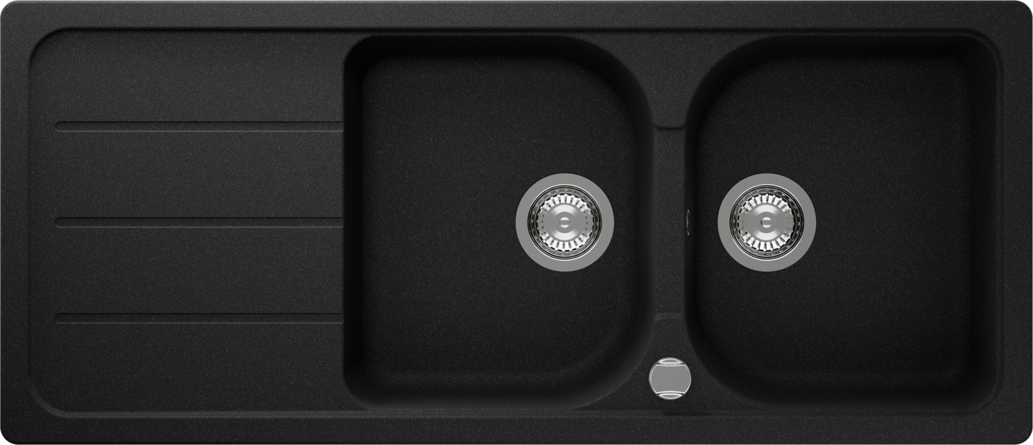 Kitchen Sink Formhaus D-200 Black (Onyx) CRISTALITE®